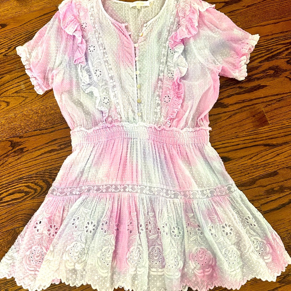 Love shack fancy cotton mini dress   Size XS